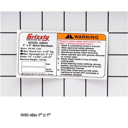 MACHINE ID LABEL