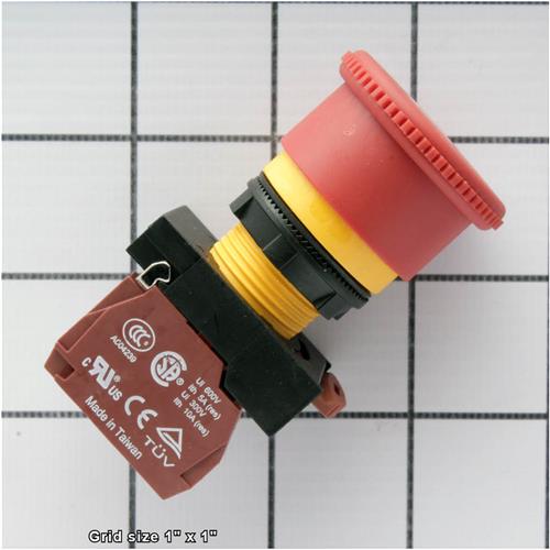 EMERGENCY STOP BUTTON NPB22-H 22MM RED