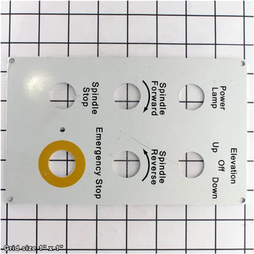 CONTROL PANEL LABEL