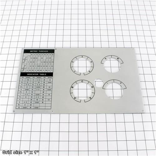 CONTROL PANEL FACEPLATE
