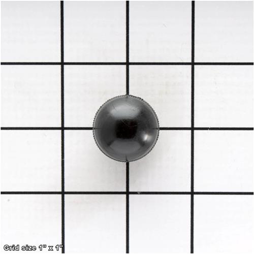 BALL KNOB 25MM, M6-1 BLK