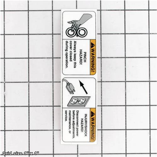 PINCH COMBINED SAFETY LABEL