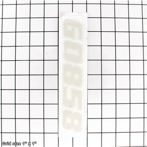 MODEL NUMBER LABEL