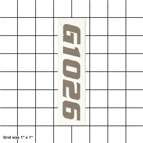 MODEL NUMBER LABEL