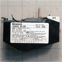 Load image into Gallery viewer, OL RELAY SIEMENS 3UA52 16-25A