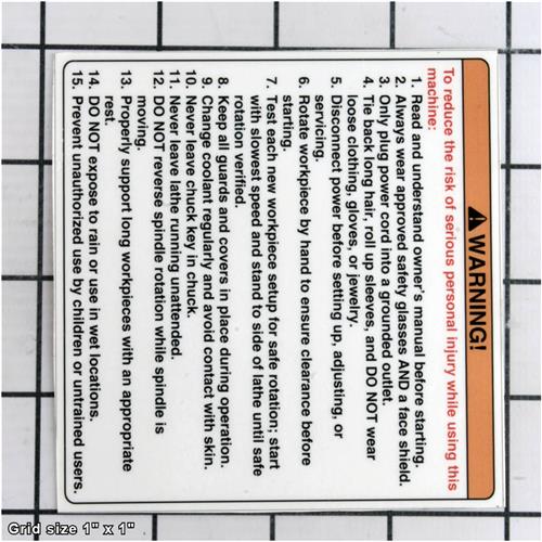 WARNINGS LABEL