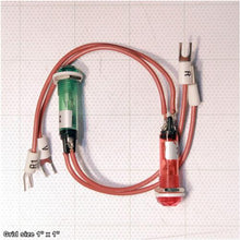 Load image into Gallery viewer, RED AND GREEN 220V LIGHT BULB 2PC
