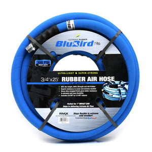 BluBird Pro 3/4" x 25' Rubber Air Hose