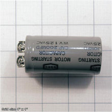 Load image into Gallery viewer, S CAPACITOR 200M 125V 1-3/8 X 3