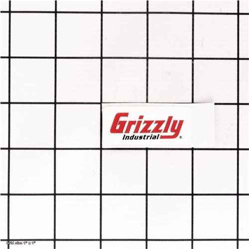 GRIZZLY LOGO LABEL 7/8 X 2
