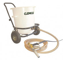 Load image into Gallery viewer, Clemco Sandblast Power Gun w/ 30-ft Air &amp; Material hose (W/ HOPPER &amp; CART)