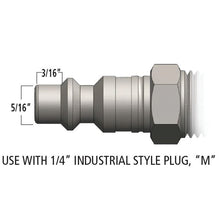Load image into Gallery viewer, RapidAir K5220 PLUG - 1/4 NPT FEMALE - 30 CFM BODY - Plug, 1/4" Female NPT, Industrial Style, Fits 30 CFM Body - image 2