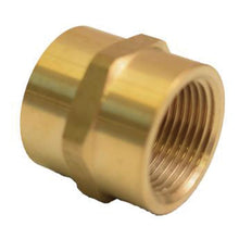 Load image into Gallery viewer, RapidAir 50863 NPT COUPLING (FEMALE X FEMALE) - 3/4" Brass