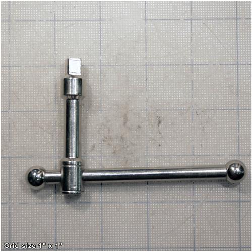 LATHE CHUCK KEY 8MM CHROME (LONG)
