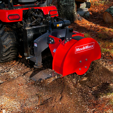 Load image into Gallery viewer, MechMaxx 3-Point PTO Stump Grinder with 34 Carbide Teeth (PTO Shaft Included with Slip Clutch), for 15-45HP Tractor, SG24
