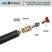 Load image into Gallery viewer, 3/8" Quick Disconnect Male Plug X 3/8" Female Pipe Thread Pressure Washer Adapter