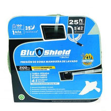 Load image into Gallery viewer, Blu Shield Rubber Pressure Washer Hose Assembly 1/4" x 25' w/ M22 Non Marking