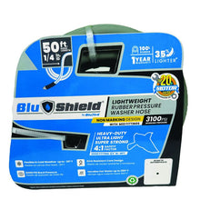Load image into Gallery viewer, Blu Shield Rubber Pressure Washer Hose Assembly 1/4" x 50' w/ M22 Non Marking