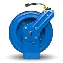 Load image into Gallery viewer, Blu Shield Polyester Pressure Washer Hose Reel Heavy Duty Single Arm Assembly 1/4" x 50'