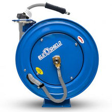 Load image into Gallery viewer, Blu Shield Polyester Pressure Washer Hose Reel Heavy Duty Single Arm Assembly 1/4" x 50'