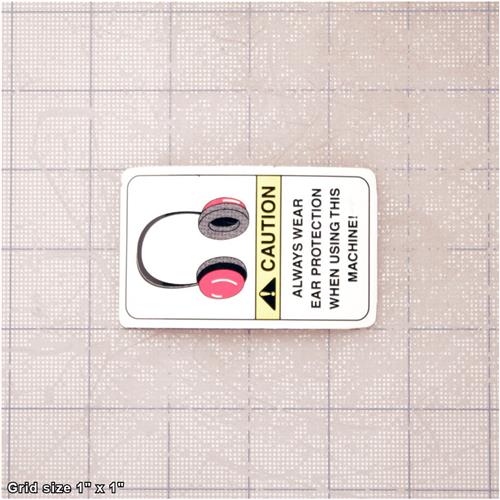 EAR PROTECTION LABEL