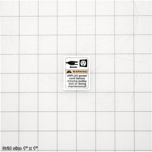UNPLUG MACHINE LABEL