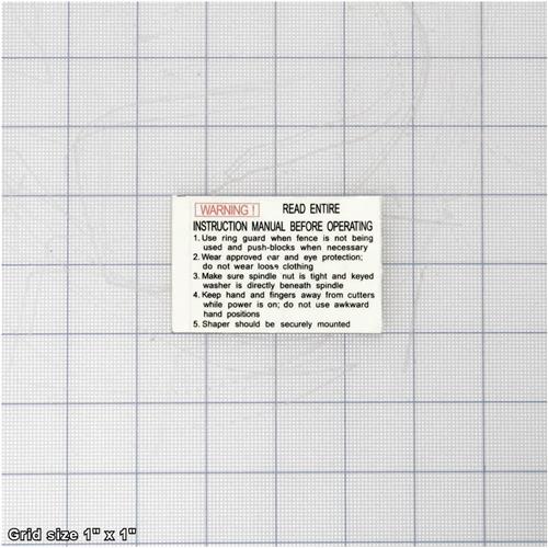 SAFETY LABEL