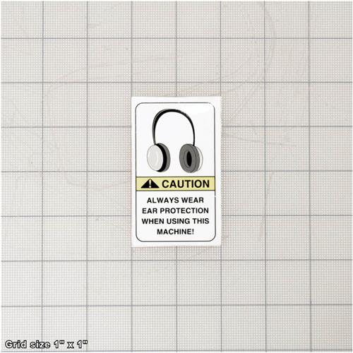 EAR PROTECTION LABEL