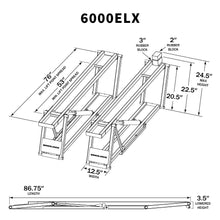 Load image into Gallery viewer, QuickJack 6000ELX Super-Long Portable Car Lift - 6,000-lbs. Capacity (5175650)