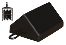 Load image into Gallery viewer, General-Purpose Rubber Wheel Chock with Cored Bottom &amp; Aluminum Cleat, Utility Vehicles - RC450-CL
