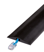 Load image into Gallery viewer, 5 ft., Single Channel, Rubber Internet or Phone Cable Protector Cover, Rubber Duct - RFD1-5