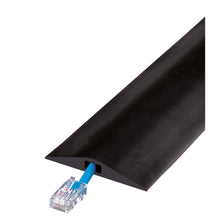 Load image into Gallery viewer, 5 ft., Single Channel, Rubber Internet or Phone Cable Protector Cover, Rubber Duct — image 2 of 2