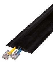 Load image into Gallery viewer, 10 ft. 2-Channel Rubber Duct Internet Cable Protector - RFD2-10