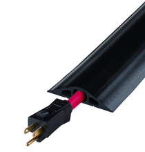 Load image into Gallery viewer, 10ft., 3-Channel Rubber Duct Office Cable Protector - RFD3-10