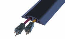 Load image into Gallery viewer, 5 ft., 2-Channel Rubber Duct Office Cable Protector - RFD6-5