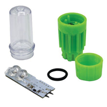 Load image into Gallery viewer, Rocket II Super Bright LED Light for 1156 Socket Style Warning Whips, Flashing Green — image 4 of 5