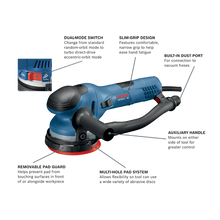 Load image into Gallery viewer, Bosch 5 In. Dual-Mode Random Orbit Sander