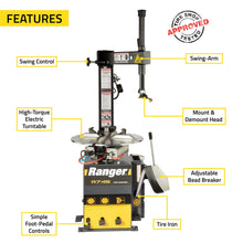 Load image into Gallery viewer, Ranger R745 Swing-Arm Tire Changer and DST2420X Wheel Balancer Package (5140320)