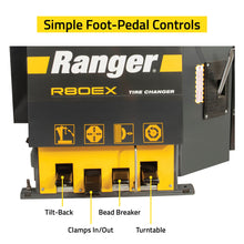 Load image into Gallery viewer, Ranger R80EX Tilt-Back Tire Changer and DST30PX Wheel Balancer Package (5140308)