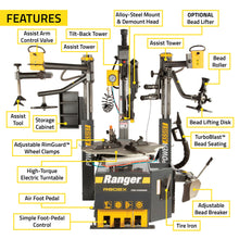Load image into Gallery viewer, Ranger R80EX Tilt-Back Tire Changer and LS45DS Wheel Balancer Package (5140440)