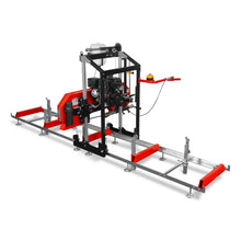 Load image into Gallery viewer, MechMaxx 22" Portable Sawmill, KOHLER 9.5hp 277cc Gasoline Engine, 18" Board Width, 13' Track Length, SM-22