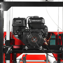Load image into Gallery viewer, MechMaxx 26" Portable Sawmill, 420cc 15HP E-Start Gasoline Engine, 20" Board Width, 13' Track Length, SM-26