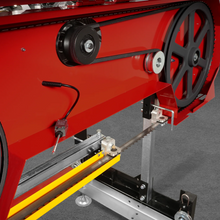 Load image into Gallery viewer, MechMaxx 32" Portable Sawmill (5 x Blades Included), HONDA GX390 389cc E-Start Gasoline Engine, 26.5" Board Width, 20' Track Length (13' Track Length + 6.4' Track Extension Included), SM-32