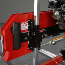 Load image into Gallery viewer, MechMaxx 32" Portable Sawmill, 420cc 15HP E-Start Gasoline Engine, 26.5" Board Width, 13' Track Length, SM-32