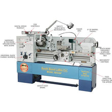 Load image into Gallery viewer, 16" x 40" Variable-Speed Lathe with DRO