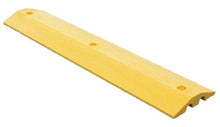 Load image into Gallery viewer, 4 ft Standard Recycled Plastic Speed Bump, with Steel Spike Hardware, Yellow - SB4S-SY