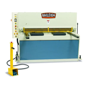 Baileigh Industrial - 220V 3Phase Heavy Duty Hydraulic Shear. 52" Length 10 Gauge Mild Steel Capacity