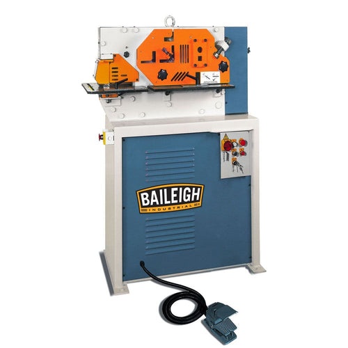 Baileigh Industrial - 220V 1Phase 44 Ton 4 Station Ironworker