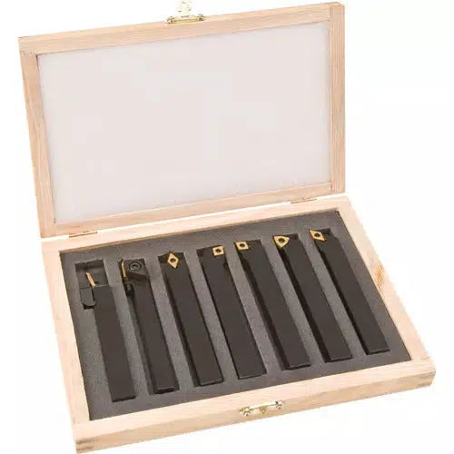 Grizzly T10294 - 7 Piece Indexable Carbide Set 1/2