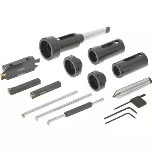 Grizzly T10443 - Indexable Turning Tool Kit, 13 Pc.